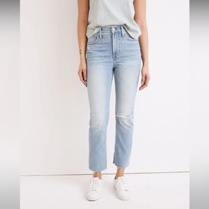 Madewell The Perfect Vintage Jean Women’s Mid-Rise Distressed Denim Size 25